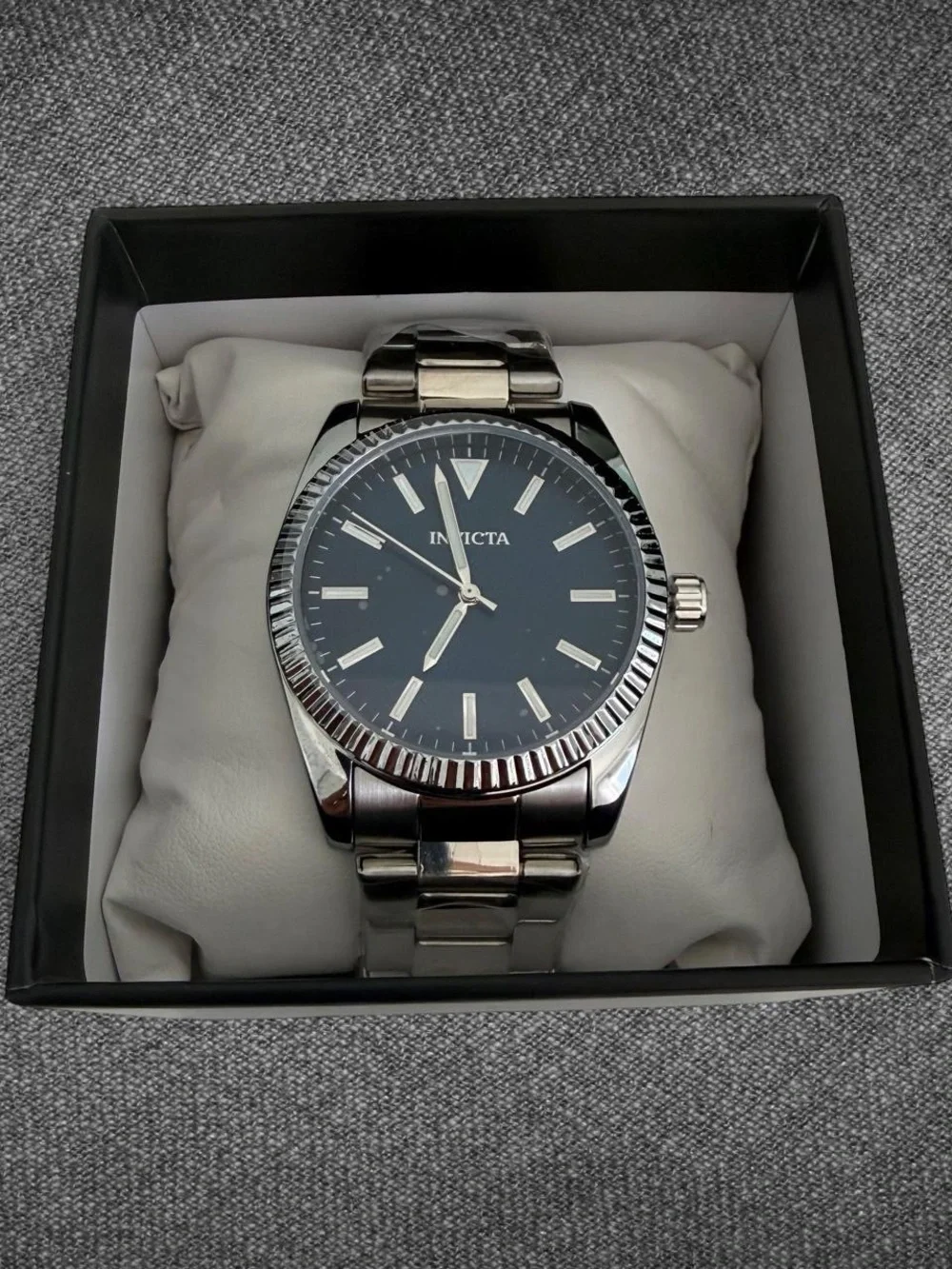 Invicta Celestial Langdon Men’s Blue Dial Stainless Steel Watch